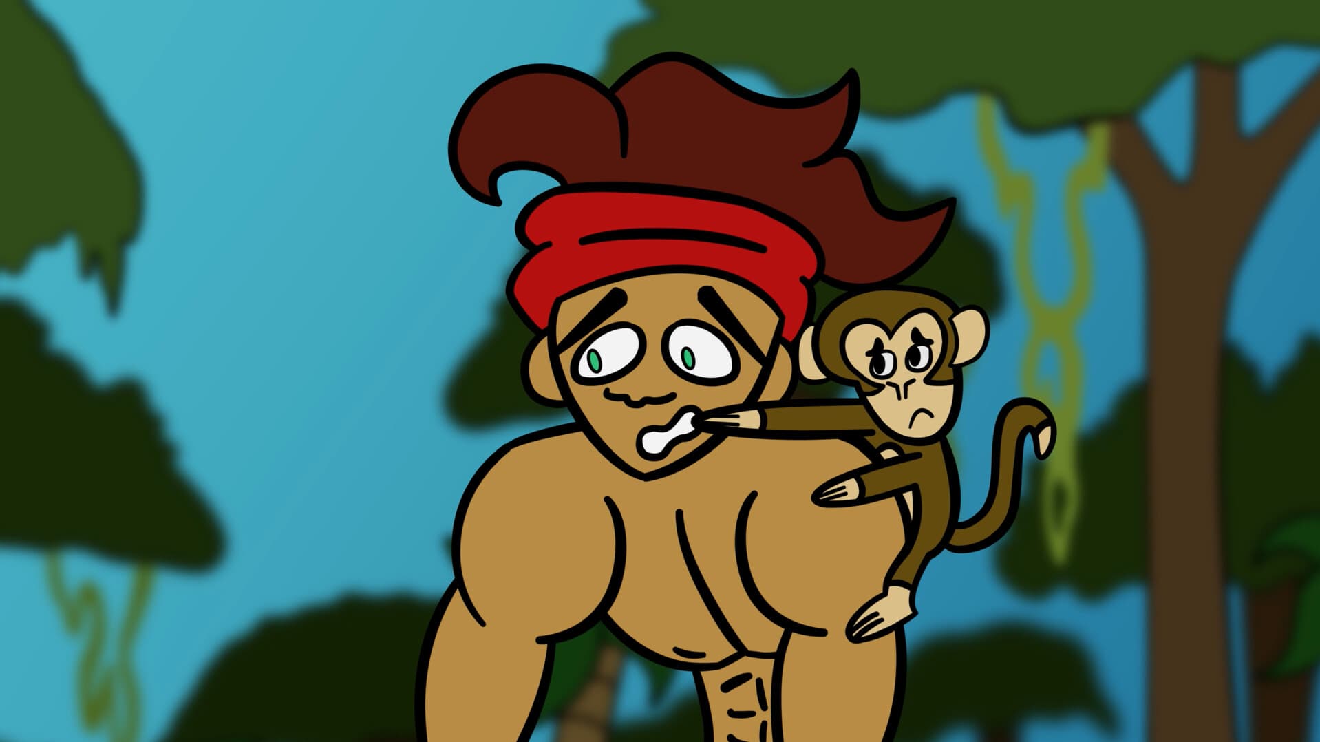 Still from Wilds vs Robot