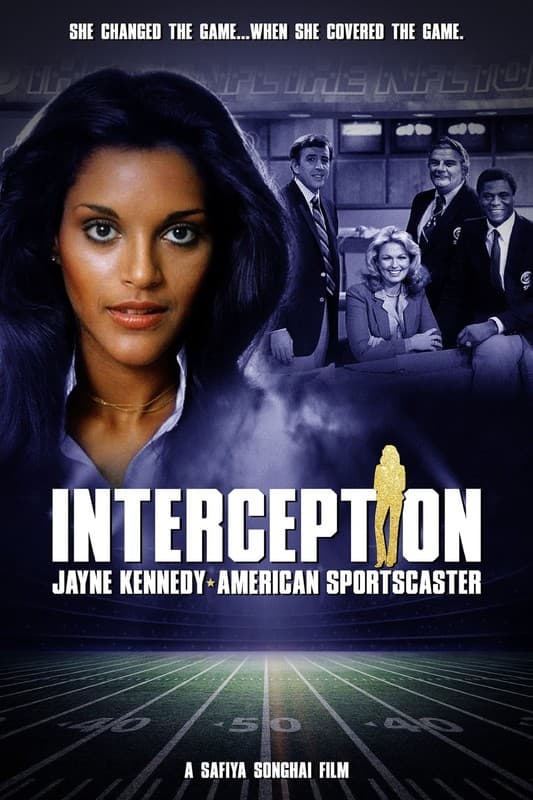 Still from Interception: Jayne Kennedy • American Sportscaster