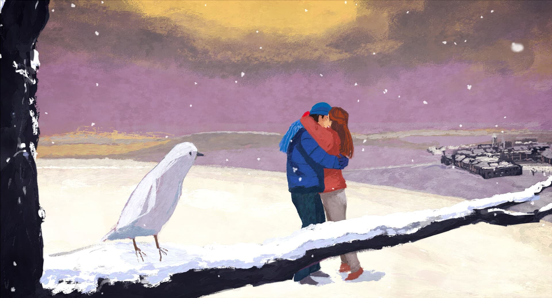 Still from ANYONE LIVED IN A PRETTY HOW TOWN