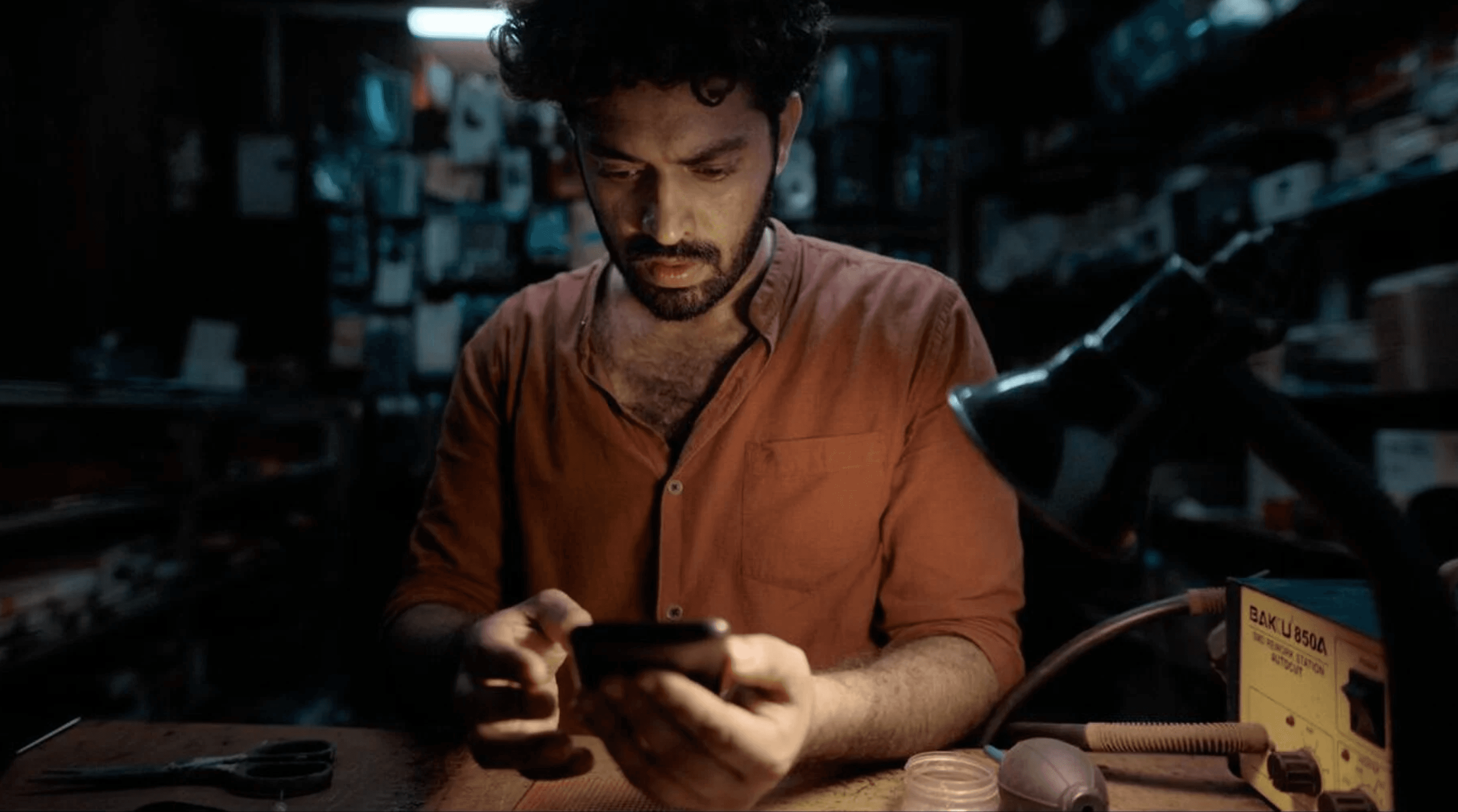 Still from SWITCHED OFF