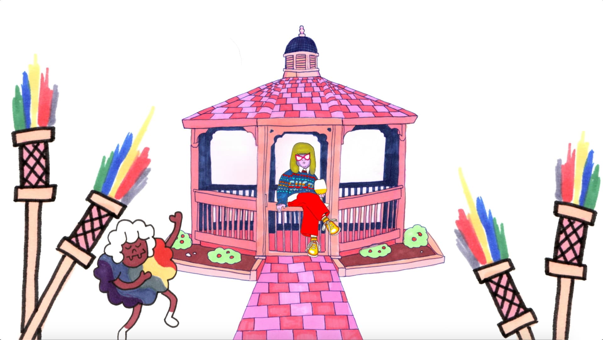 Still from Werewolf in a Gucci Sweater