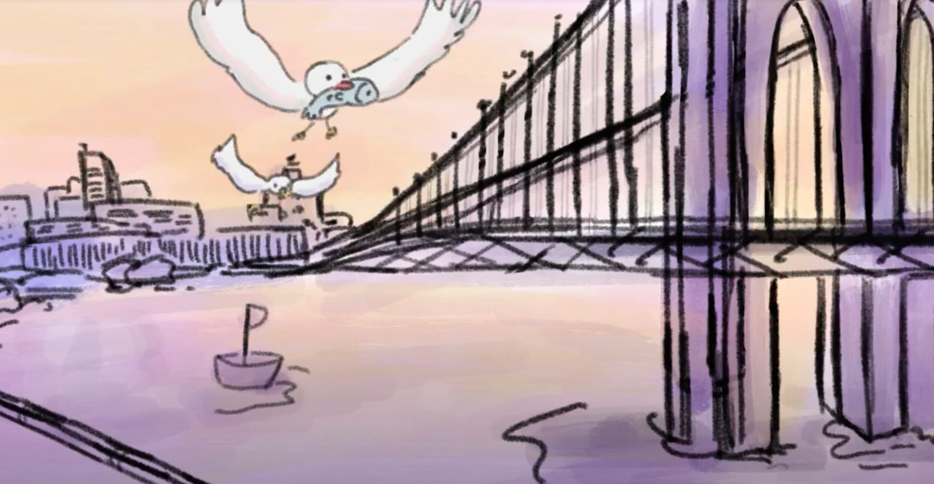 Still from Journey Across the Bridge
