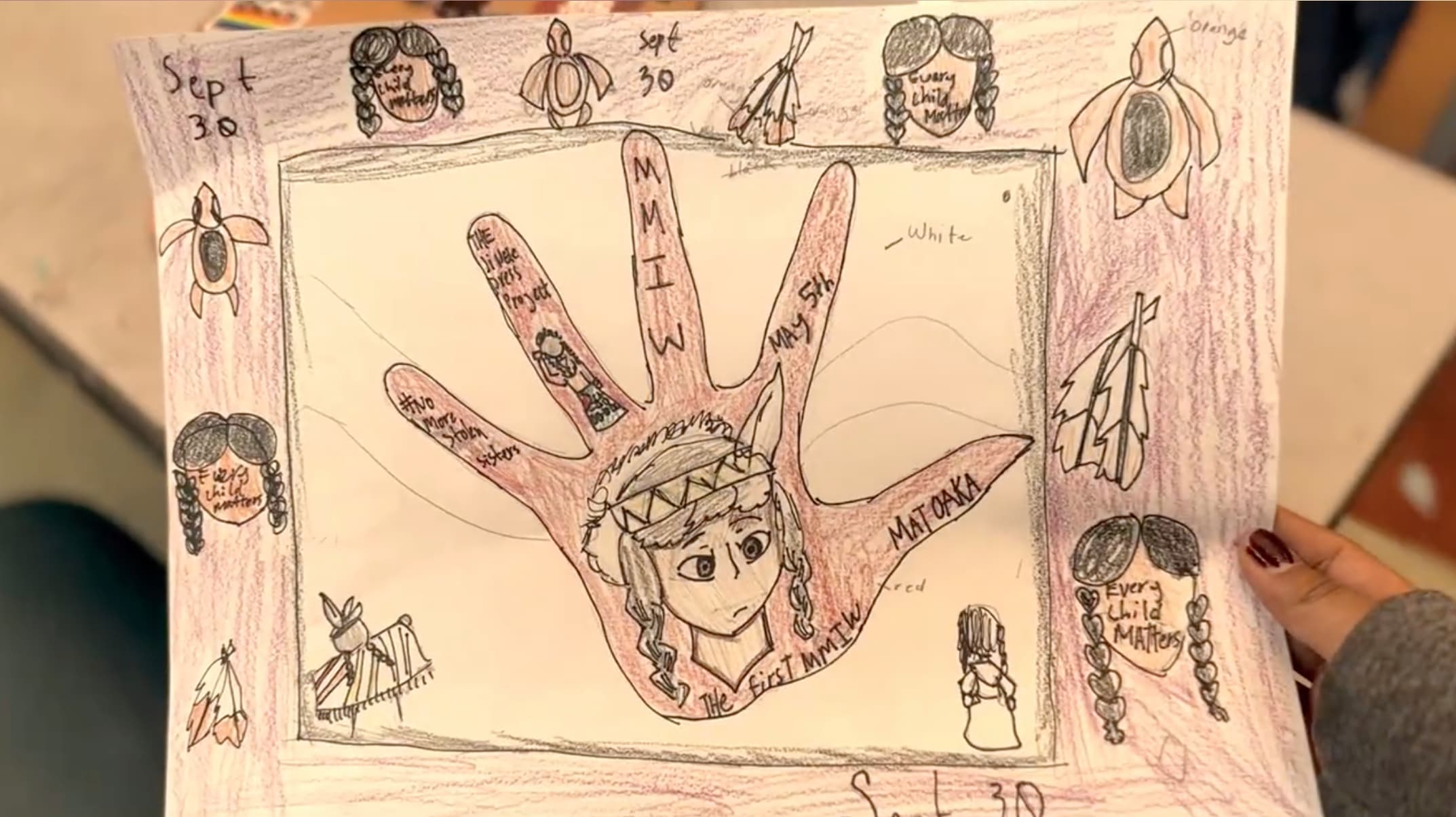 Still from Peace Flags