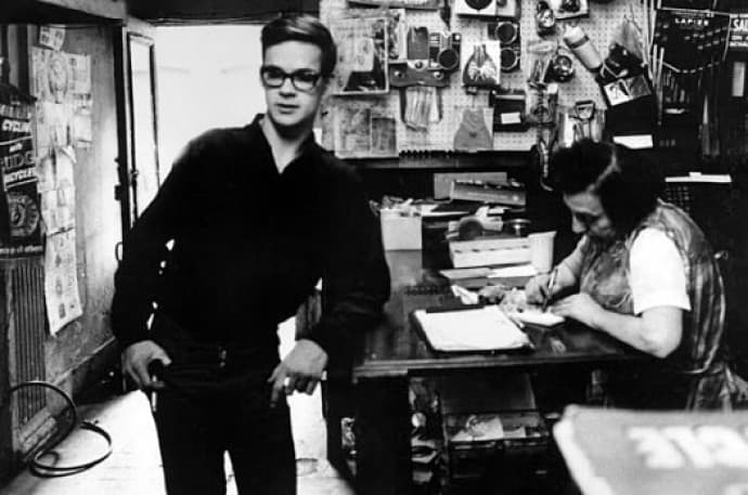 Still from Tony Conrad: Completely in the Present