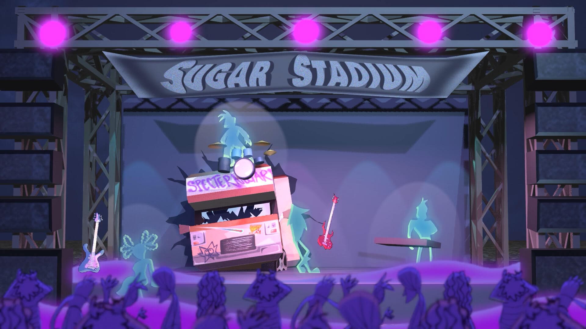 Still from Specter Nectar and the Death Machine