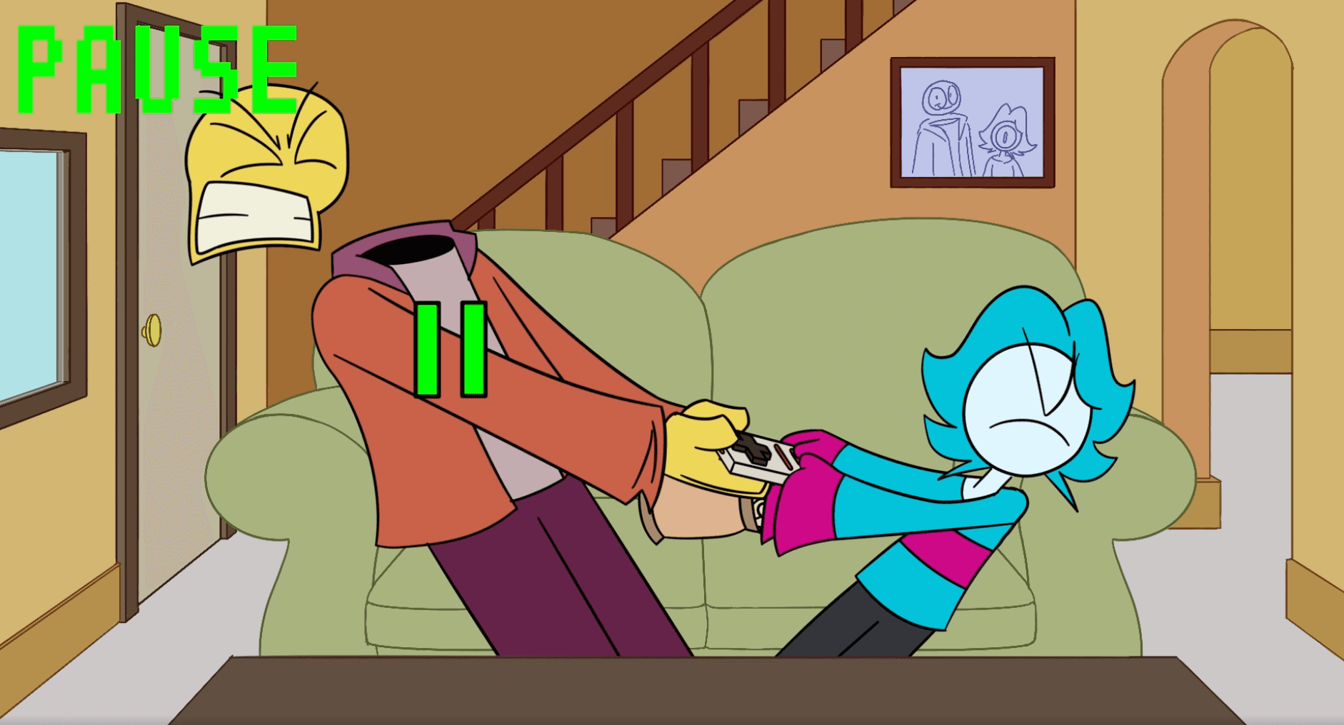Still from Terence and Penny in: The Remote